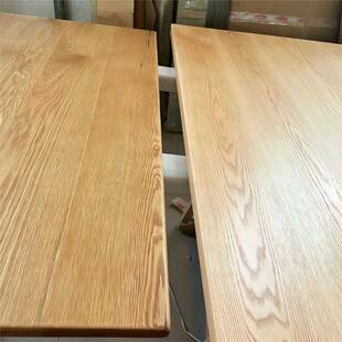 实木板木大板白降橡木餐桌台面红橡木原书桌板985升桌面板家具桌