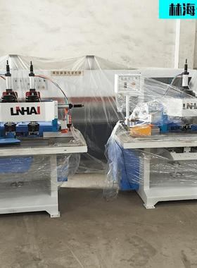 木工数锁孔LINHAI-0机全自动木门开锁孔控机单头双头机门锁开孔木