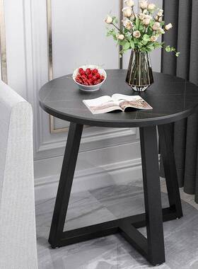 边沙阳发边柜红侧边柜床头边桌角几台茶桌方几几网迷你圆桌UON小
