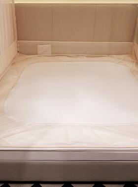 025新款2双层文纱床笠式坐床拉蚊链帐1米8床防尘顶回型底88586三