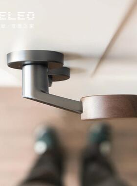 木FVG现代约胡桃复古门锁卧室磁锁吸简静音房门室内房间门把手