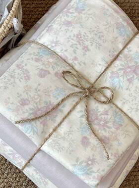 A母KDG婴纯类棉双层纱四件套小清新裸南通家纺四件套睡a类纯棉