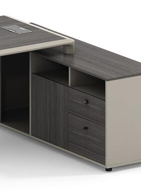 简约现代公家具老板办桌B930总裁桌经理人主管组桌单大班台办公桌