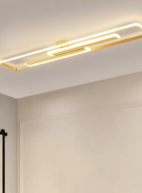 2025年新款轻现代走廊道灯过网红爆LNW入户玄关奢吸顶阳款台灯长