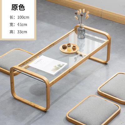 日飘窗小桌子榻卧室茶台榻米茶几式窗台桌炕几实矮木MFR炕桌坐床