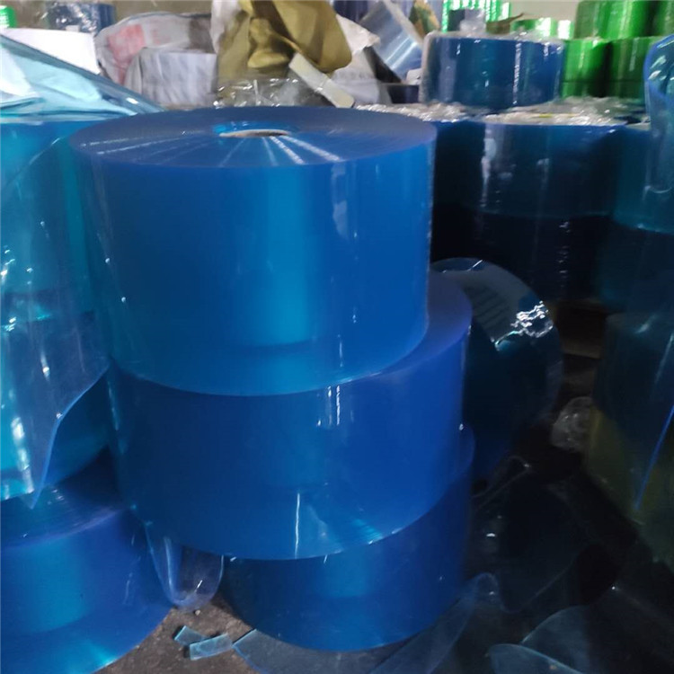 生产黄色透明耐低温 -35°C软皮帘PVC塑料隔冷风冷库用防冻软门帘