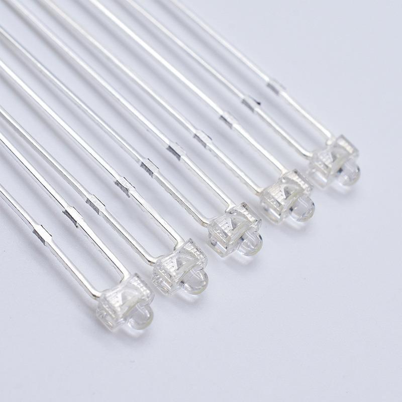 F1.m8白1发红.8mm白发蓝小蝴蝶1.8mled灯珠直发插F1.8小蝴led光二