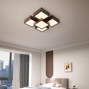 卧室PEG主灯广中山灯顶 大灯东吸灯实木款 新中式 新客厅灯大气中式