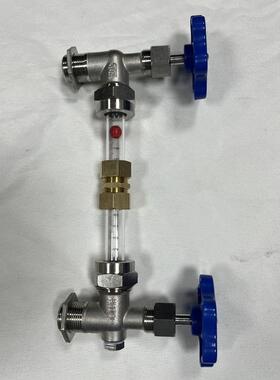 KYW-6P整套透消池水简箱易液位显示器液位位计管亚克力油考克明刻