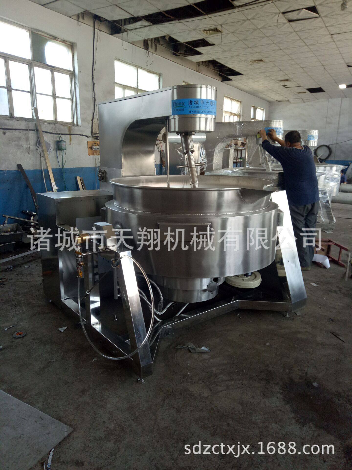 天翔天然气行星炒锅香菇行星搅拌炒锅客户认定厂家型号定做