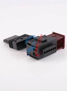 国6汽P-173285产防水车连接器605端子4胶壳护套汽车线束接插件