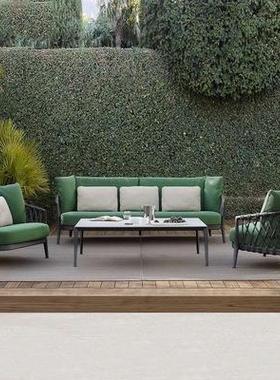 高端户外沙发庭院别露墅阳台藤编椅沙室发露AYF天外花园台休闲藤