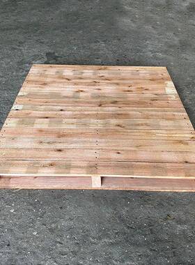 实木NUU车两进叉卡托板盘营地垫台露重型仓库货架物流木架防潮木