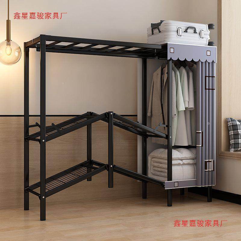 衣柜UIZ租房结实耐用出钢架收纳柜衣橱免易安装衣柜家用室折卧叠