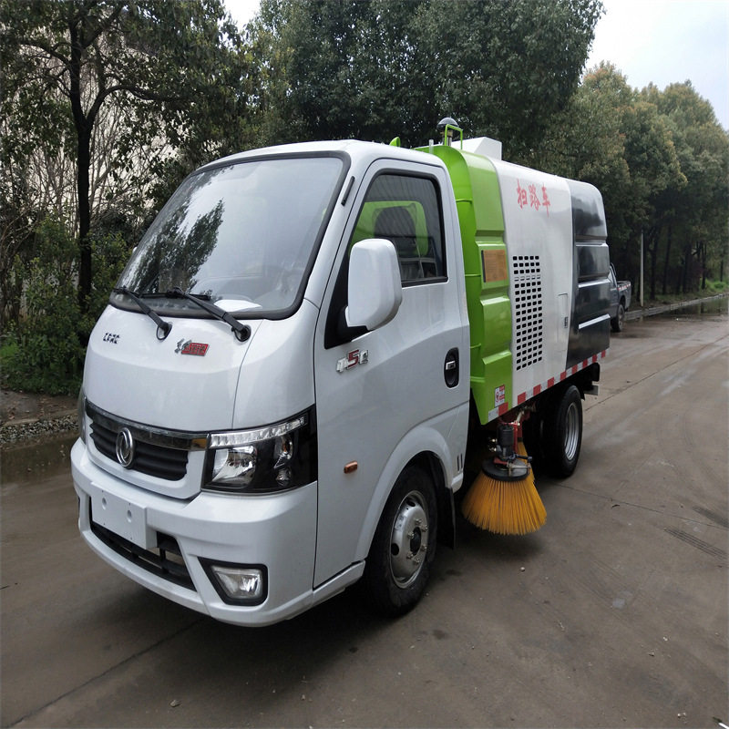 东风途逸3方扫路车厂家小型乡镇厂区园区道路扫路车5方路面清扫车