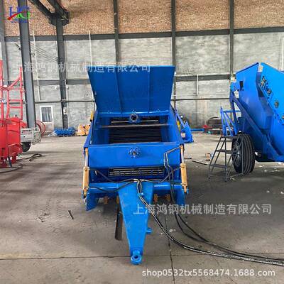 拉机牵头引式农田碎石收集机后悬土挂ANF石收纳筐戈壁壤筛拖石机