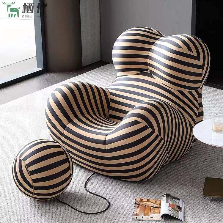 妈妈的怀抱沙发椅子轻奢跨境单人休闲沙发设计师创意网红懒人沙发