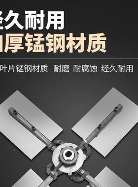 型新款混凝土收光机小水路面光面电动抹平收泥光机电叶LQL片抹子