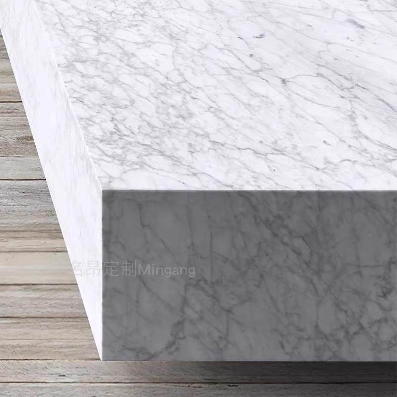 35意式极简简天然大理石茶几设计师款现代别墅客厅用家约茶几,住宅家具,茶几,淘宝优惠券,粉丝福利购,淘宝优惠卷