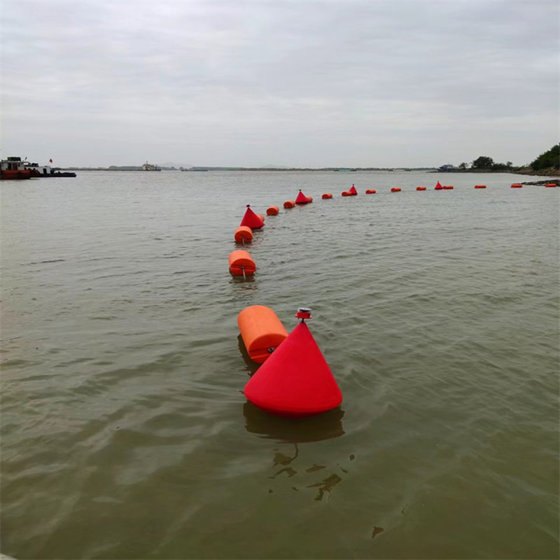浅滩区锚直径700*900圆锥形警示浮标 海上立式警示水深危标志浮标