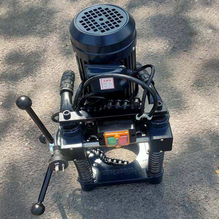 供应114B型无碳刷型电动链条式开孔机 钻孔机 源厂直供实惠耐用