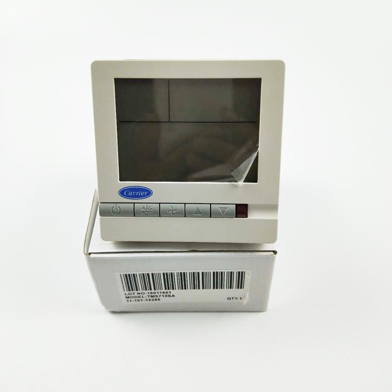 开利中央空调液晶温控器TMS710S 风机盘管三速开关控制面板