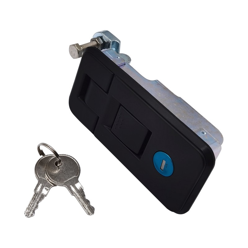 MS718-3C锌合金弹跳锁MS018Z-1仓盖按压平面锁 货车车厢用海坦门