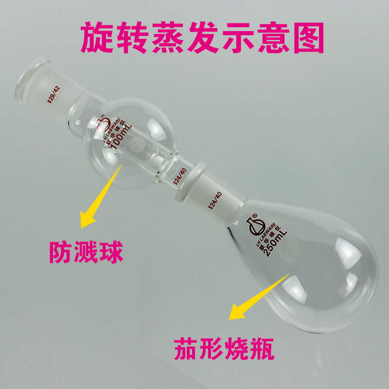 茄形烧瓶蒸馏烧瓶茄形瓶//100/0/0/1000/2000/3000ml