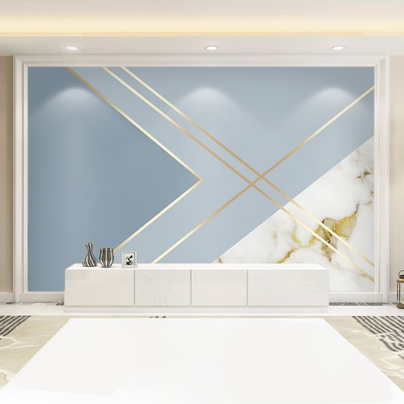 3d现代竹木纤维仿大理石几何集成板电视背景墙欧式客厅快装护墙板