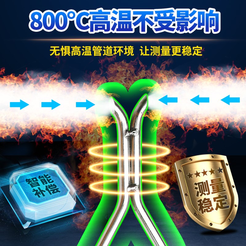 皮托管风速计高精度风压测量仪风量风温测试仪风机管道风速仪流速