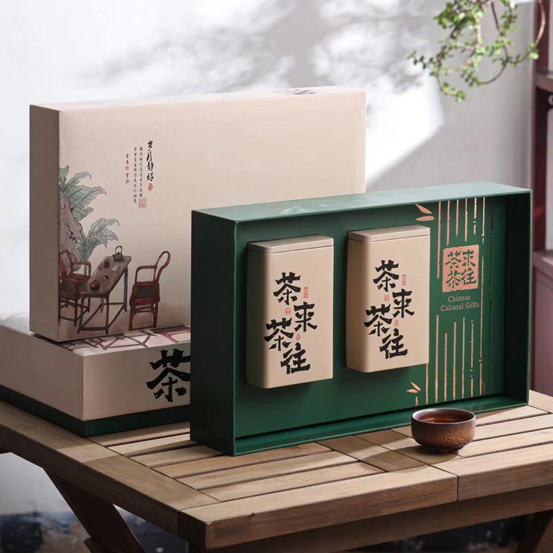 茶叶包装盒空礼盒通用绿茶明前龙井毛尖碧螺春半斤一斤礼盒装空盒