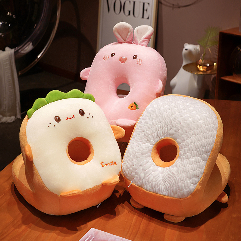 卡通冰豆豆午睡枕趴睡枕头办公室午休专用学生教室儿童睡觉抱枕女