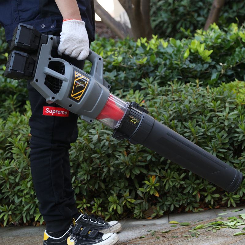 暴风机V吹风机无刷锂电电动树叶大风力充电除尘清扫马路鼓风机