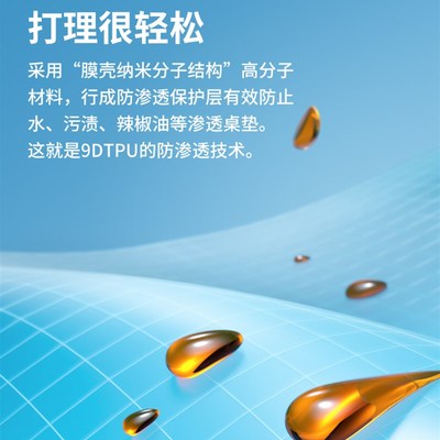 9D tpu餐桌垫食品级软玻璃桌布防水防油免洗茶几书桌垫水晶板