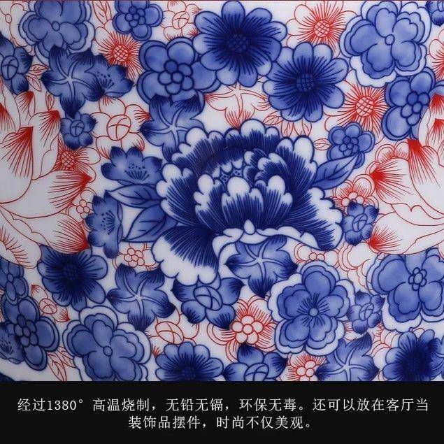 油陶瓷米缸青储花瓷面泡菜NWD坛缸猪罐家用多功能物罐密封带盖
