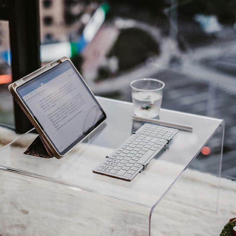 透明亚克力飘窗台小桌约子现代榻米矮IMU榻桌网红家用简茶茶桌边