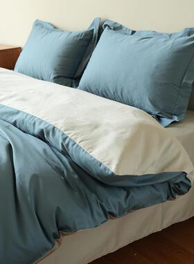 J6DA床00支长绒家用纯棉床品四件套NCR棉大尺寸被罩单枕1套四季款