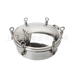 304不锈钢压力人孔盖圆形耐压人孔门反应釜罐用观察高压人孔