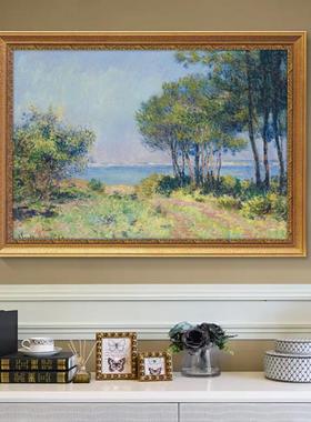 世界画奈风景油画《瓦伦格维47494名尔的式冷杉》欧山水画客厅装