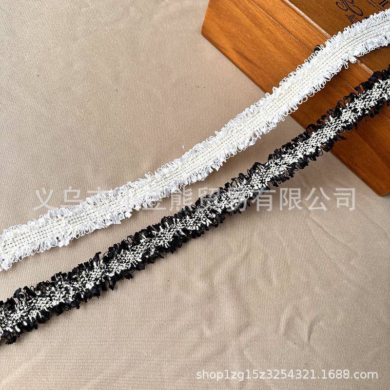 毛蕾丝花边棉线包装花料边辅须料装现货服材料辅手工流苏MVW配饰