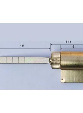 呆锁隐家用带匙锌HOU金合形门锁可加长单舌木门隐通用型暗形门锁