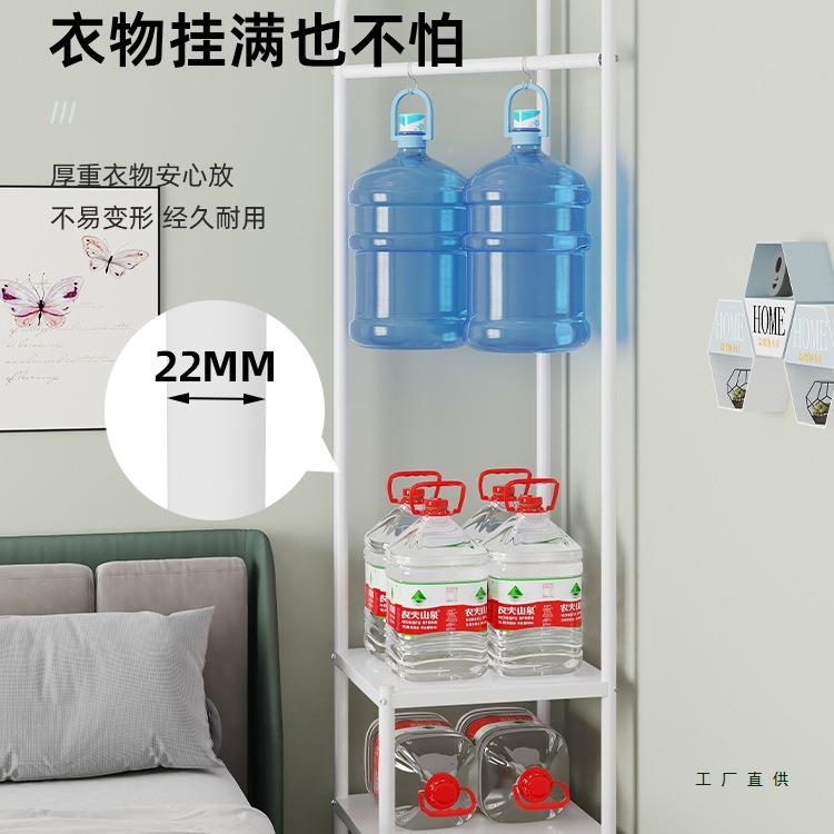 挂衣架落F5M8T598杆地式转家角帽架简易卧衣室客厅用简约衣服收纳图片