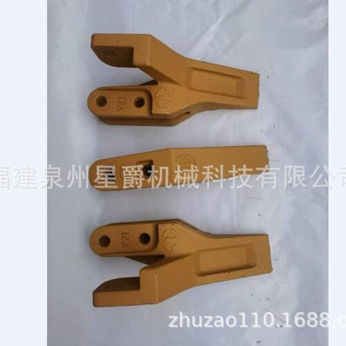 泉州启游龙工厦工50装载机铲齿 耐磨铲尖 中齿边齿 加厚高锰钢