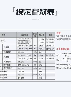 GEYA格亚GRV8-SN三相数显电压监控继电器过欠压检测保护替RM22TR