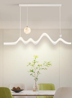 全光谱护餐厅眼吊灯吧DFZ台餐桌代简约现大气球灯极简长条餐月厅