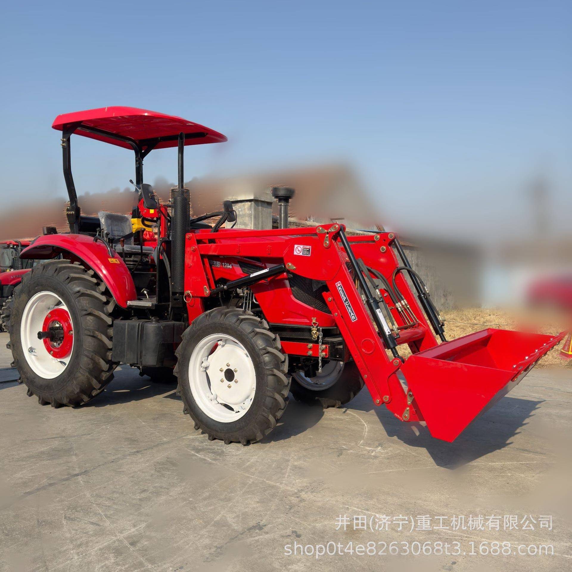 拖拉机改铲斗北斗定位智能连接器自动调平铲斗精准作业系统拖拉机