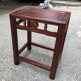 酸木铜钱板凳鸡翅木排骨凳花梨黑四方木538矮枝凳实檀木小方凳子