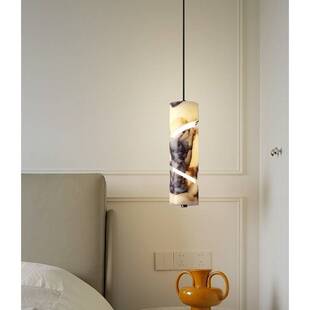 大理石设计师小吊灯主卧室床头柜led吊线灯baogeli轻奢玄关岛台灯