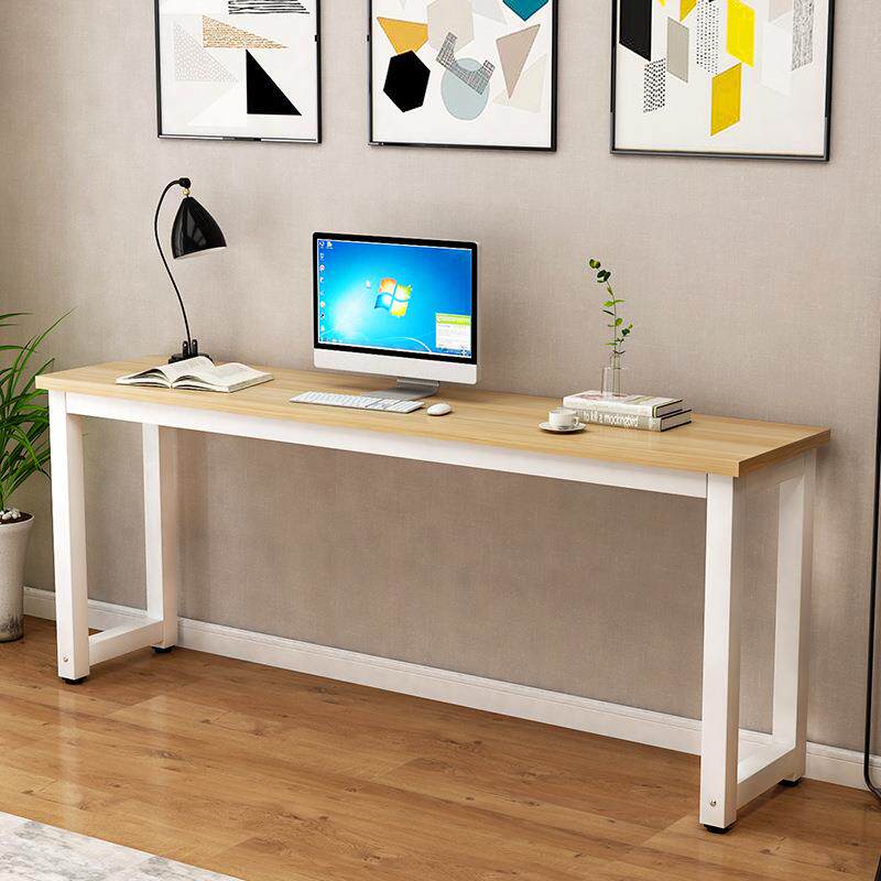 Z桌&简约脑长条办公桌学家用靠墙窄电桌子可订书桌卧室习长方QBM