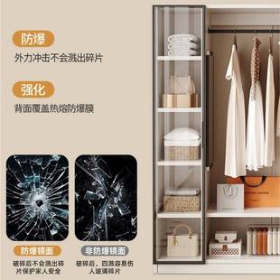 斗柜实木挂衣架一体2025新款抽屉柜卧室客厅置物柜五斗柜子床尾r*